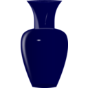 Blue Glass Vase