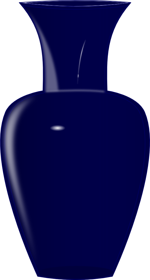 Blue Glass Vase