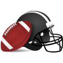 download Football clipart image with 0 hue color