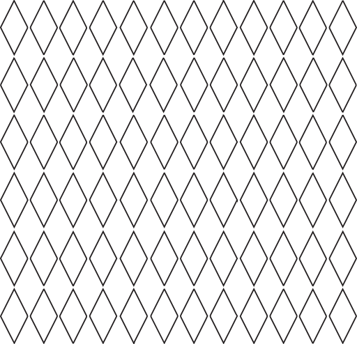 Diamond Grid Pattern No Color 1