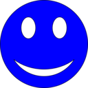 download Smiley Yellow clipart image with 180 hue color