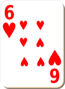 White Deck 6 Of Hearts