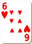 White Deck 6 Of Hearts