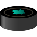 download Hockey Puck Canada clipart image with 180 hue color