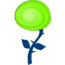 download Rose clipart image with 90 hue color