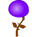 download Rose clipart image with 270 hue color