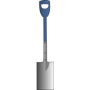 download Spade clipart image with 180 hue color