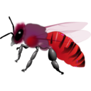download Honeybee clipart image with 315 hue color