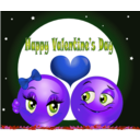 download Happy Valentine Smiley Emoticon clipart image with 225 hue color