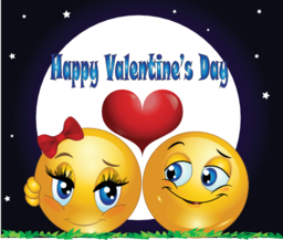 Happy Valentine Smiley Emoticon