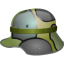 download M1916 German Ww1 Camo Helmet clipart image with 45 hue color