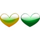download Heart2 clipart image with 135 hue color