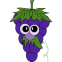 download Grapes clipart image with 315 hue color