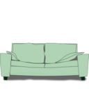 download The Couch clipart image with 90 hue color