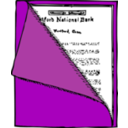 download Binder Folder clipart image with 90 hue color