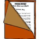 download Binder Folder clipart image with 180 hue color