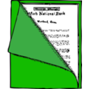 download Binder Folder clipart image with 270 hue color