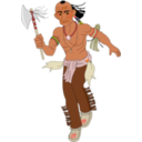 download Warpath Indian clipart image with 0 hue color