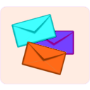 download Envelopes clipart image with 180 hue color