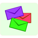 download Envelopes clipart image with 270 hue color