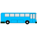download Yellow Bus clipart image with 135 hue color