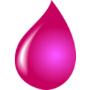 download Water Drop clipart image with 90 hue color