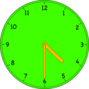 download Clock clipart image with 45 hue color