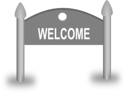 Welcome Sign Board