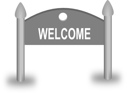 Welcome Sign Board