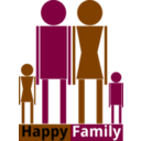download Happy Family 2 clipart image with 90 hue color