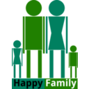 download Happy Family 2 clipart image with 225 hue color