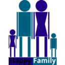 download Happy Family 2 clipart image with 315 hue color