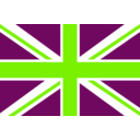 download Uk Union Flag clipart image with 90 hue color