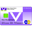 download Bankcard With Text clipart image with 45 hue color