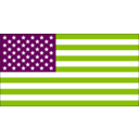 download Us Flag clipart image with 90 hue color