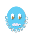 download Curly Beard Old Man clipart image with 180 hue color