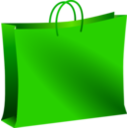 download Green Bag clipart image with 0 hue color