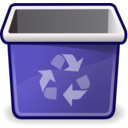 download Tango User Trash clipart image with 180 hue color