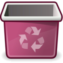 download Tango User Trash clipart image with 270 hue color