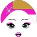 download Pretty Omani Girl Smiley Emoticon clipart image with 315 hue color