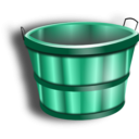 download Wooden Bucket clipart image with 135 hue color