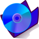 download Folder Cd clipart image with 180 hue color
