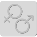 download Gender clipart image with 135 hue color