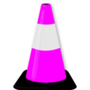 download Cone clipart image with 270 hue color