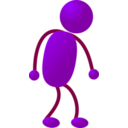 download Stickman 09 clipart image with 90 hue color