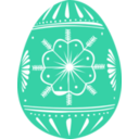 download Easter Egg Green clipart image with 90 hue color