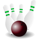 download Bowling clipart image with 135 hue color