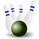 download Bowling clipart image with 225 hue color