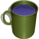 download Coffee Mug clipart image with 225 hue color