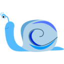 download Snail clipart image with 180 hue color